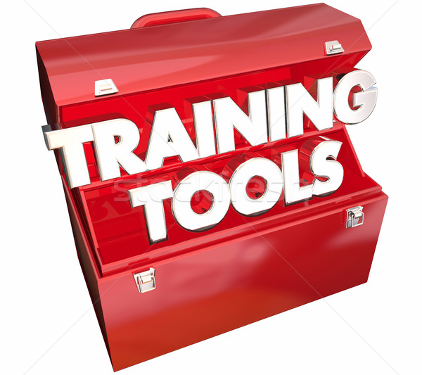 Training Tools Toolbox Learning Education Course 3d Illustration Stock photo © iqoncept