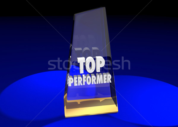 Top Performer Best Employee Worker Team Member 3d Illustration A Stock photo © iqoncept
