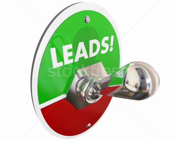 Leads Sales Prospects Customers Switch 3d Illustration Stock photo © iqoncept