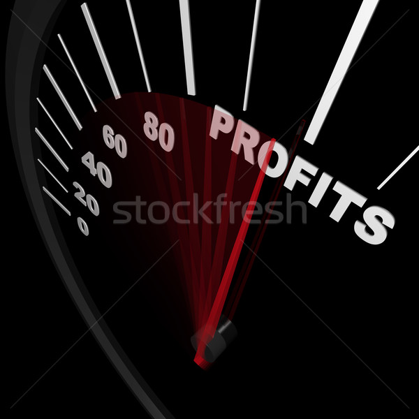 Speedometer - Rising Profits Successful Business Stock photo © iqoncept