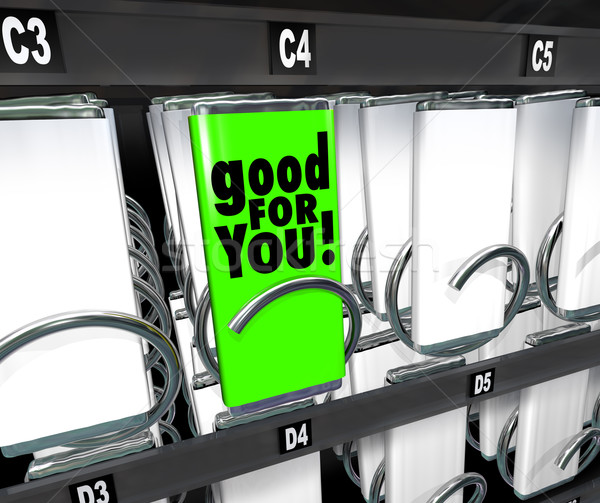 Good for You Snack Choice Food Vending Machine Healthy Option Stock photo © iqoncept