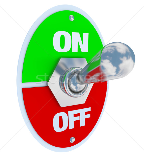 On and Off - Toggle Switch Stock photo © iqoncept