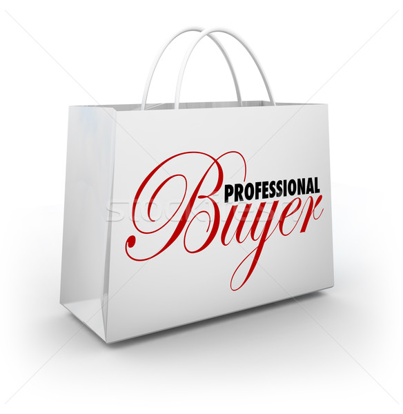 Profesional comprador bolsa de la compra personal ayudante Foto stock © iqoncept
