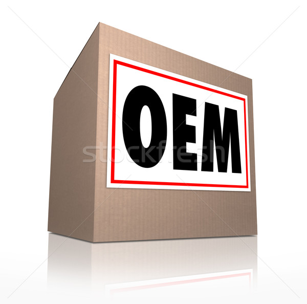 OEM Original Equipment Manufacturer Official Authentic Parts Pro Stock photo © iqoncept