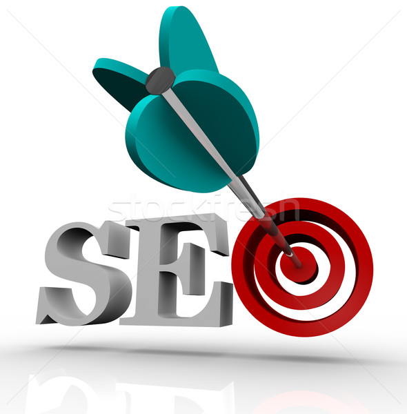 SEO - Search Engine Optimization in Target Stock photo © iqoncept