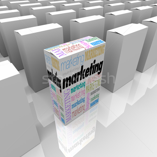  Marketing - Many Products One Different Stock photo © iqoncept