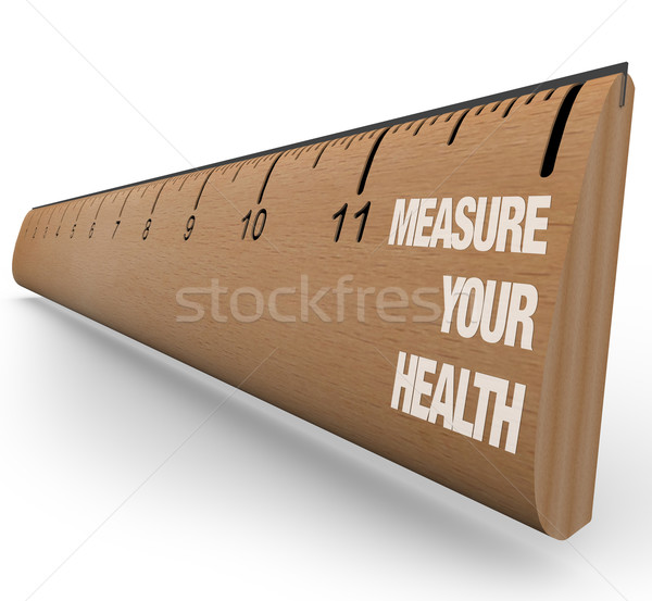 Ruler - Measure Your Health Stock photo © iqoncept