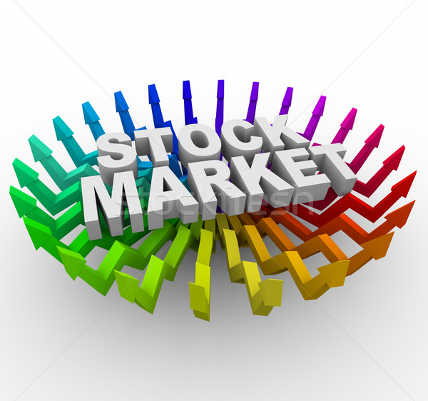 Stock Market - Arrows Rising Stock photo © iqoncept