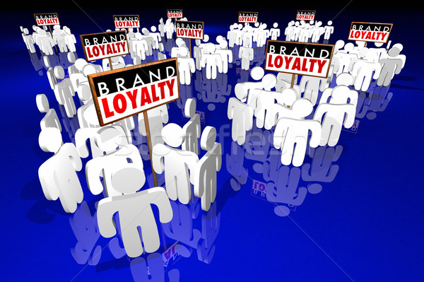 Brand Loyalty Customers Preference Buying Products 3d Illustrati Stock photo © iqoncept