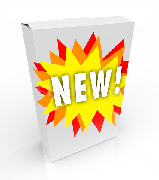 Product Box - New Starburst Stock photo © iqoncept
