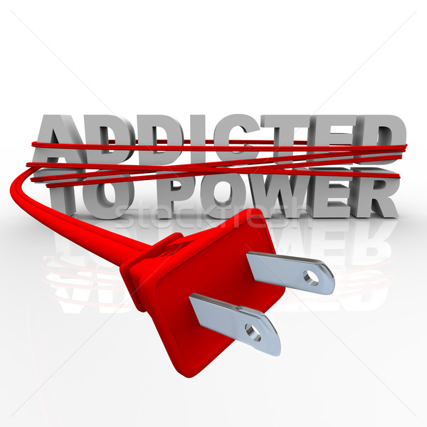 Addicted to Power - Cord and Plug Stock photo © iqoncept