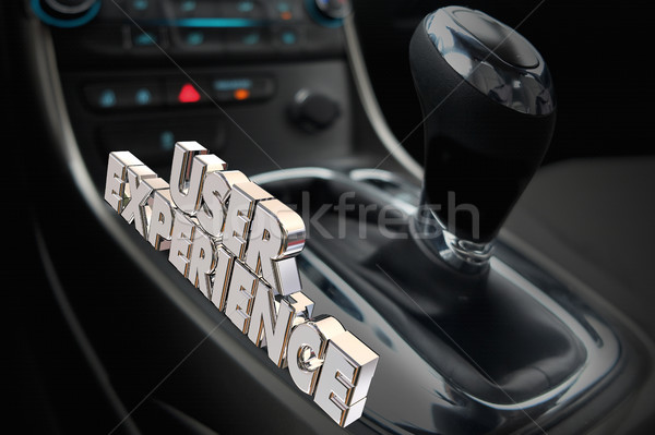 User Experience Automotive Design Interior Car 3d Illustration Stock photo © iqoncept