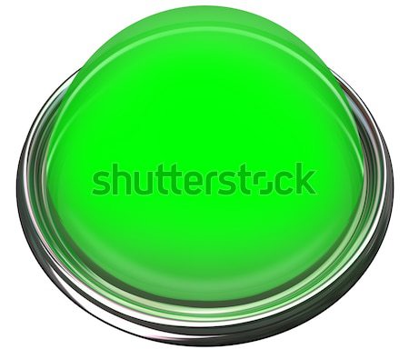 Green Round Button Light Catch Attention Advertise Message Alert Stock photo © iqoncept