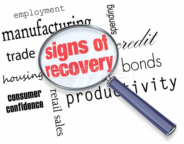 Searching for Signs of Economic Recovery Stock photo © iqoncept