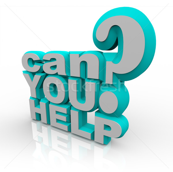 Stock photo: Can You Help Plea for Financial Volunteer Support