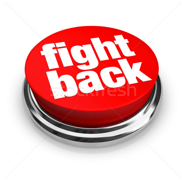 Fight Back - Red Button Stock photo © iqoncept