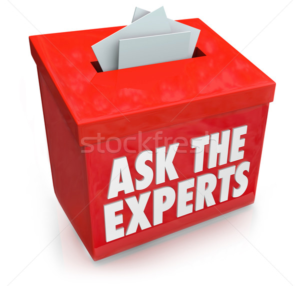 Ask the Experts Question Entry Box Submit Help Assistance Tips A Stock photo © iqoncept