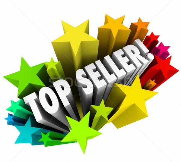 Top Seller Sales Person Stars Best Employee Worker Results Stock photo © iqoncept