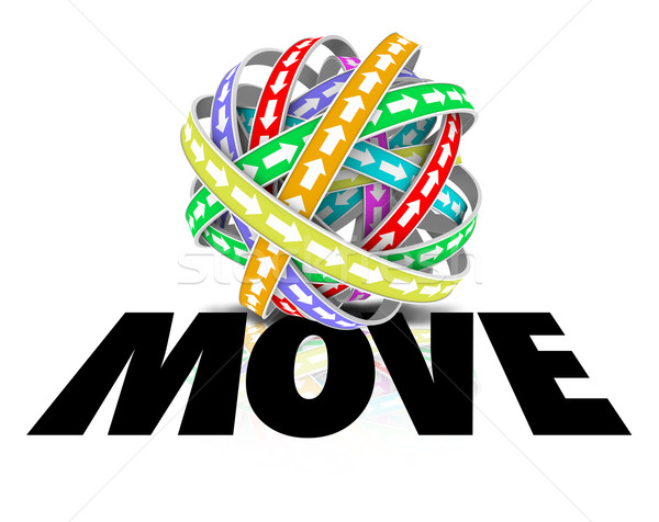 [[stock_photo]]: Déplacer · mot · balle · sphère · mouvement