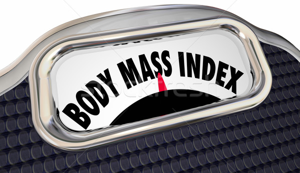Body Mass Index Words Scale BMI Measure Overweight Fat Loss Stock photo © iqoncept