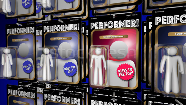 Top Performer Action Figure Great Performance 3d Illustration Stock photo © iqoncept