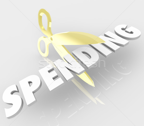 Scissors Cutting Spending Reducing Prices Costs Stock photo © iqoncept