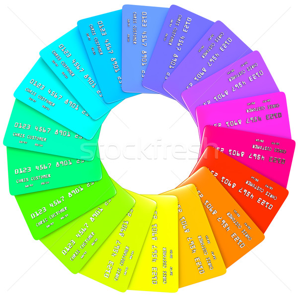 Colorful Spiral Swatch Pattern Stock photo © iqoncept
