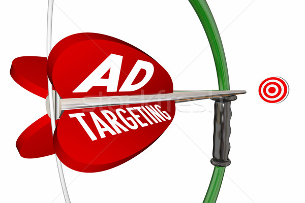 Advertentie reclame campagne boeg pijl Stockfoto © iqoncept