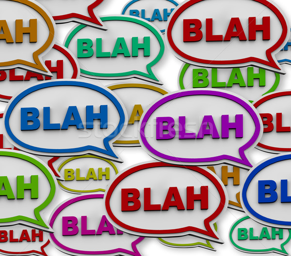Tekstballon veel kleurrijk woord communicatie Stockfoto © iqoncept