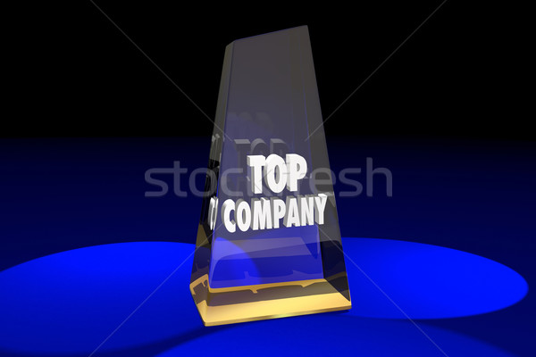 Top Company Best Business Award Words 3d Illustration Stock photo © iqoncept
