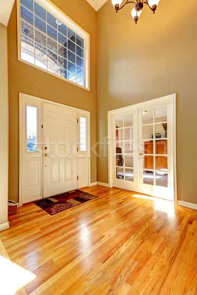 Luxury house interior. Foyer with high ceiling Stock photo © iriana88w