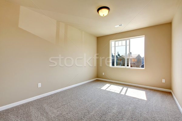 Nouvelle salle vide beige tapis développement [[stock_photo]] © iriana88w