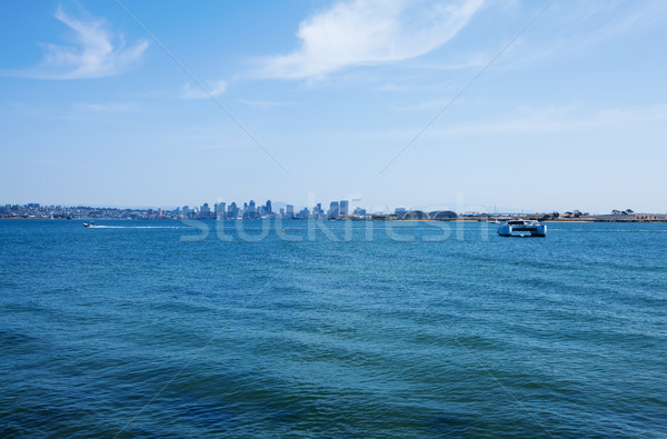 San Diego skyline oceaan hemel gebouw Stockfoto © iriana88w