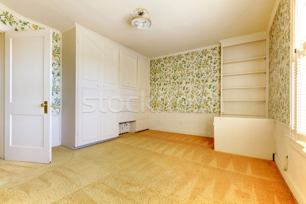 Vieux maison chambre wallpaper tapis [[stock_photo]] © iriana88w