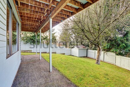 Countryside house. Big porch Stock photo © iriana88w