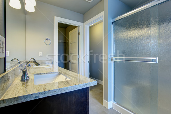 Perfect bathroom with nice glossy counters. Stock photo © iriana88w