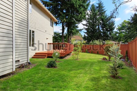 Stockfoto: Huis · boerderij · grond · een · verhaal · houten