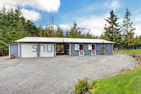 Ferme style stockage lumineuses rouge couleur [[stock_photo]] © iriana88w