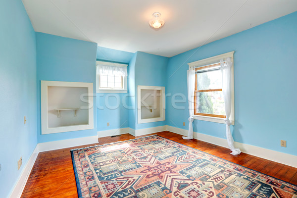 Bleu chambre vieux vide maison chambre [[stock_photo]] © iriana88w