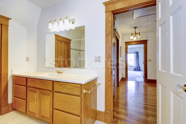 Maple bathroom vanity cabinet Stock photo © iriana88w