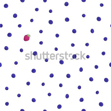 blueberry pattern Stock photo © Irinka_Spirid