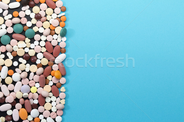 Different pills with copy space Stock photo © ironstealth