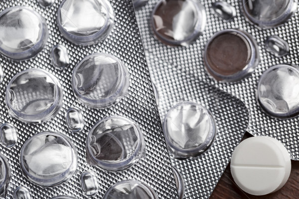 Empty pill blister pack Stock photo © ironstealth