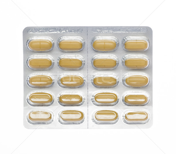 Brown pills blister pack Stock photo © ironstealth