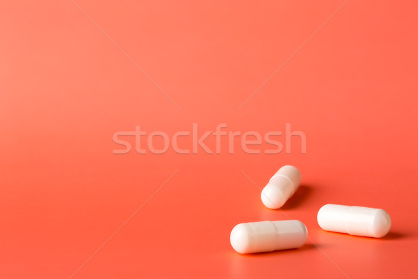 White medicine pills Stock photo © ironstealth