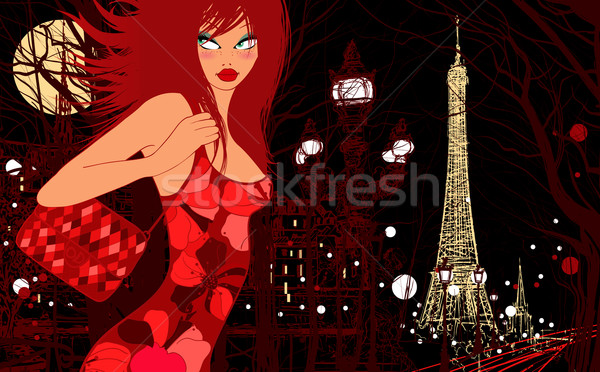 woman in Paris  Stock photo © isaxar
