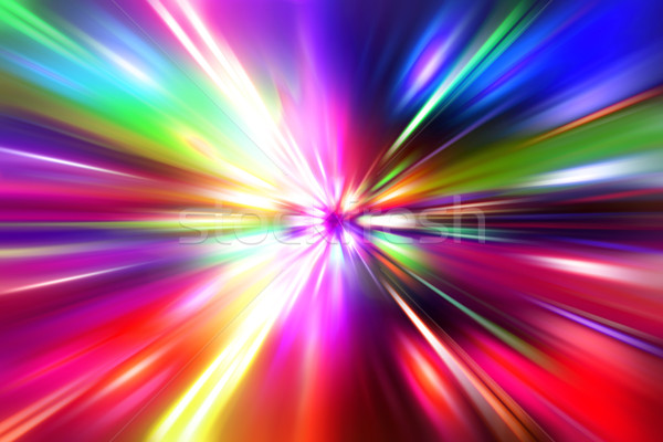 colorful  radial radiant effect Stock photo © Iscatel