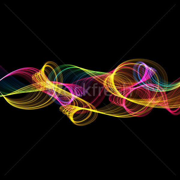 abstract twisted waves Stock photo © Iscatel