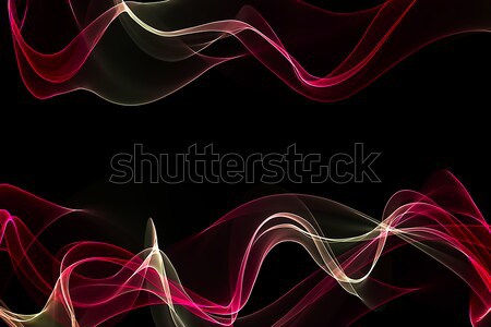 abstract ribbon waves Stock photo © Iscatel