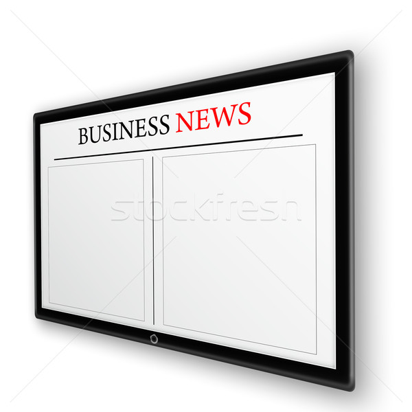 business news on tablet pc Stock photo © Iscatel